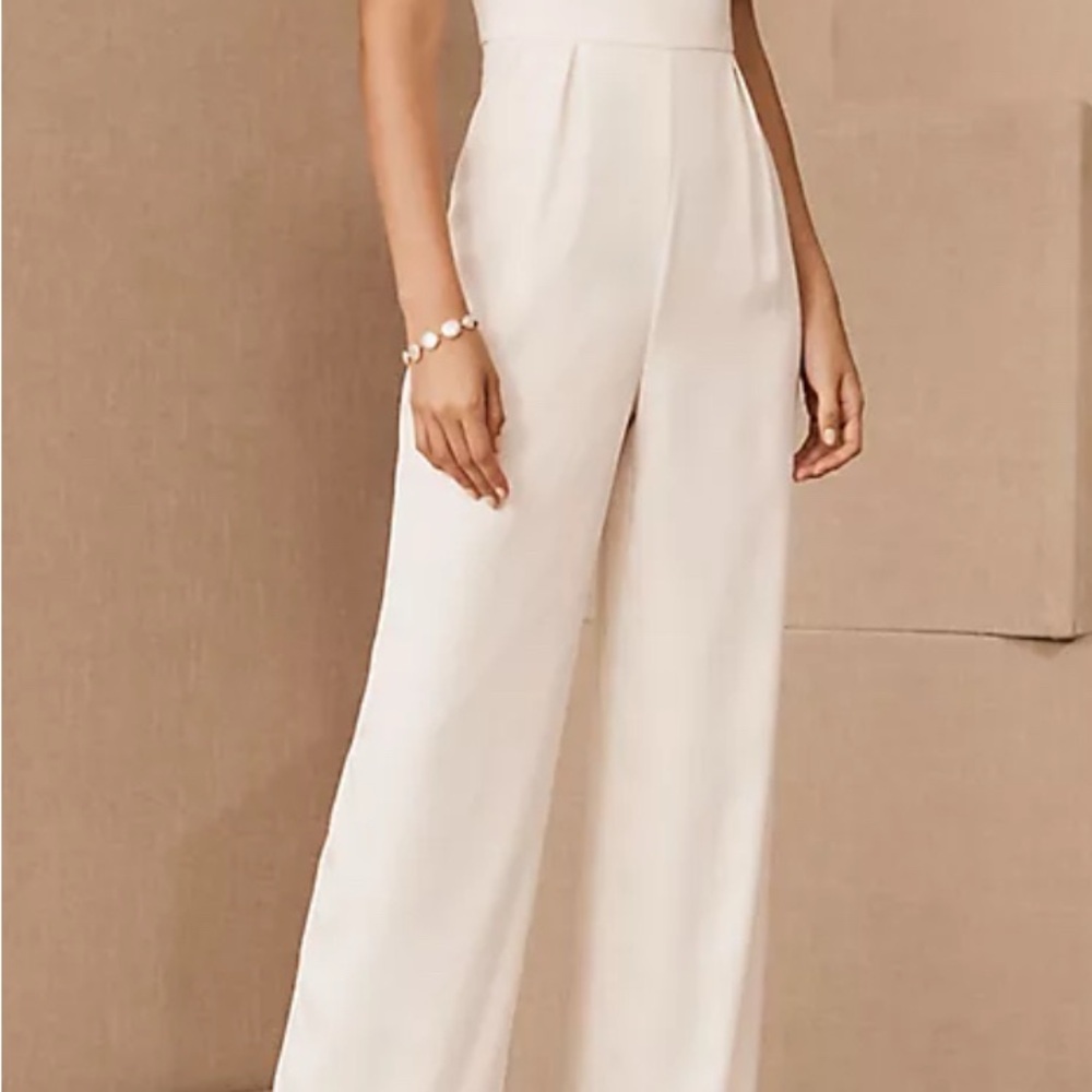 Sachin + Babi Cream Wide Leg Jumpsuit